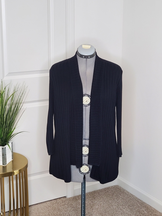 croft & barrow Sweaters - Croft & Barrow Women's Cardigan Sweater, Black (Size XL)
